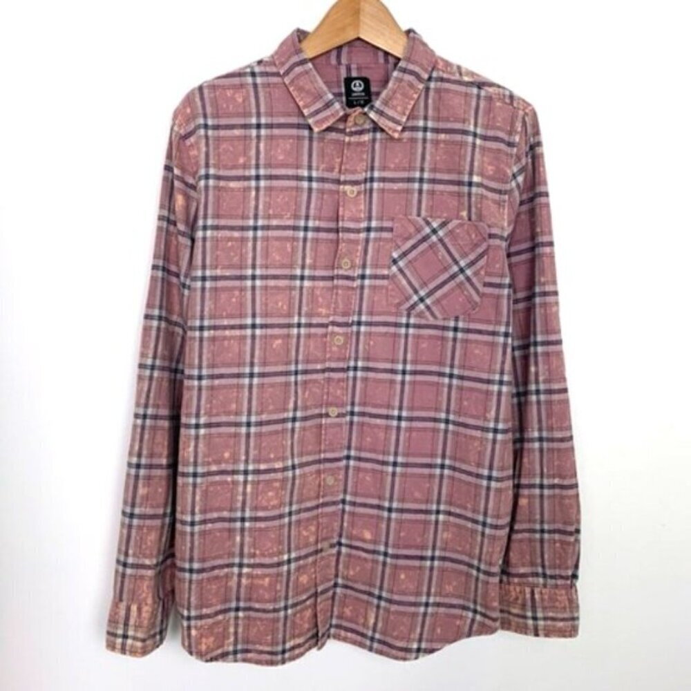 Amnesia Distressed Plaid Shirt